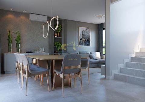 Casa à venda em Curitiba, Santa Felicidade, com 3 suítes, com 161 m², VILAUNIKA